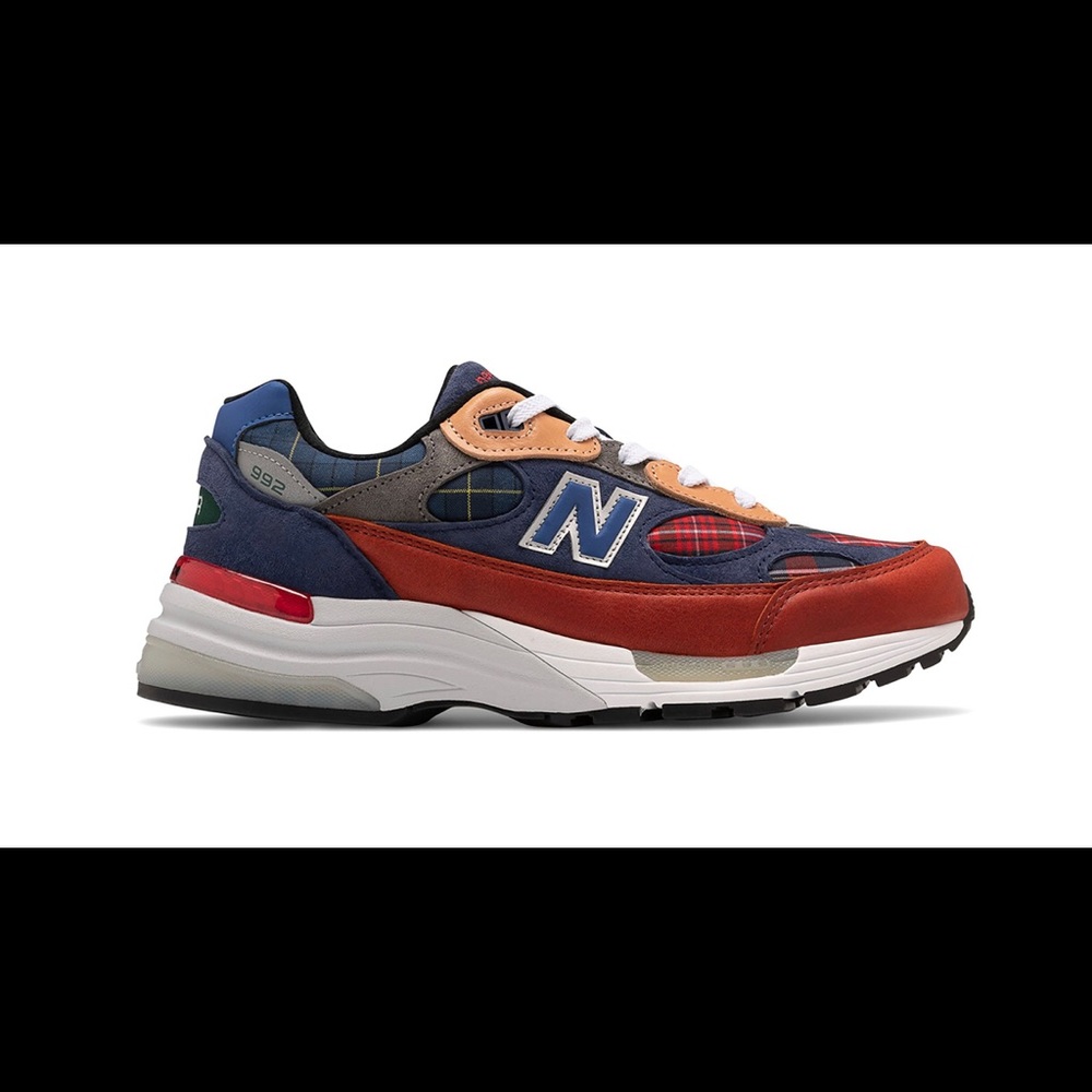 New Balance 992XConcepts Exclusive Plaid Patchwork